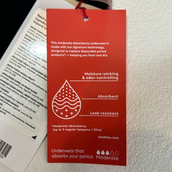 Thinx Hiphugger Sz 4X Period Underwear Bundle of 2 Dark Taupe NWT - Picture 5 of 9